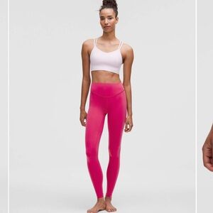 Lululemon Wunder Under SmoothCover High-Rise Tight 28” Raspberry Coulis 14